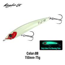 KINGDOM GT PICADUO Sea Fishing Lure 150mm 75g 90g Sinking Pencil Fishing Lure Baitcasting Wobbler Artificial Hard Bait Fishing Tackle - Multicolor - View 20