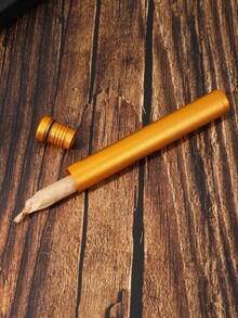 1pc,Metal Storage Tube, Multiple Colors, Portable Tube, Outdoor Use