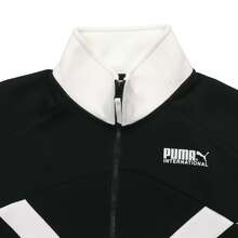 Puma 男士 2026 春季 INTLGAME 联名复古撞色立领夹克 531339-01 - 黑色 - 查看 4