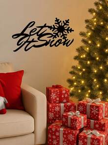 1 PC Christmas Snowflake Wall Decor – Exquisite Festive Design To Brighten Your Space! Perfect For Living Rooms, Bedrooms & Holiday Styling. Adds A Magical Christmas Vibe To Any Home Decor, Suitable For Modern Home Decor, Home Decoration, Room Decor, Bedroom Decor, Bathroom Decor, - Multicolor - View 7