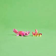 LEGO Creator 3 合 1 野生动物：粉红火烈鸟动物拼搭玩具 - 包含 3 种拼搭选择：粉红火烈鸟、凤头鹦鹉或墨西哥钝口螈 - 适合 8 岁以上儿童、女孩和男孩的学习玩具 - 31170 - 31170 - 查看 11