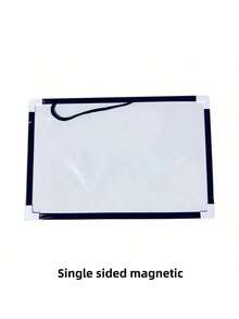 Single Sided Magnetic White Board Office Bulletin Board Dry Eraser Board Hanging Message Board For Draw Graffiti Handle Official Business Write Leave A Message Message Recording Multi Functional Writing Board Single Sided Magnetic Writing Board
