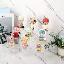 1pc Acrylic Multi-Layer Cosmetic Display Rack, Collectible Blind Box, Perfume & Jewelry Storage Shelf