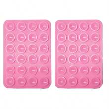 1 件/2 件硅胶手机粘性手柄，吸盘手机壳支架，免提粘性手机手柄，用于自拍和视频，手机手指握持支架 - 彩色 - 查看 11