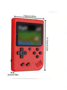 Consola de videojuegos retro Mini portátil de tipo Macarrón con 400 juegos en 1, 8 bits, pantalla LCD colorida de 2.4 pulgadas