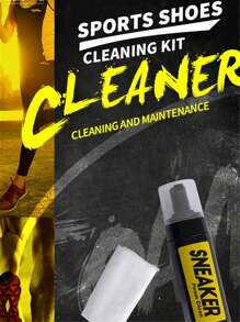 Shoe Cleaner Kit For Sneaker, White Shoe Cleaning Kit, With 2 Shoe Brush & Towel Included,Water-Free Foam Sneaker Cleaner,With Shoe Brush And Shoe Cloth,Work On White Shoe,Suede,Boot,Canvas,PU,Fabric,Etc,Cleaning Brush,Shoe Brush,Shoe Cleaner,Cleaning Tools - Multicolor - View 4