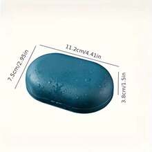 1pc Creative Sealed Travel Soap Box With Lid, Fashionable Portable Soap Holder, Handmade Soap Tray, Drainage Home Travel Storage Soap Box - 白色 - 查看 6