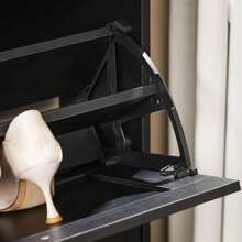 SoBuy Shoe Cabinet FSR137-F - Black - View 5