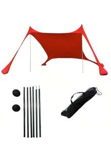 Carpa de playa plegable y emergente automática con protección UV, adecuada para uso al aire libre