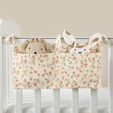Organizador   de , bolsa de almacenamiento para cama Caddy, 2 bolsillos, colgante para cabecera de cama, bolsa de juguetes - conejo - Ver 13