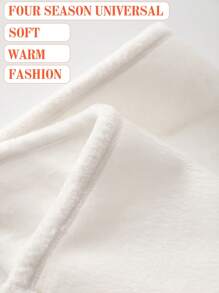 1pc 4-Season Flannel Blanket, Bedding, Christmas Tree Pattern Thick Soft Skin-Friendly Sofa Throw Blanket For Office Nap, Room Decor, Travel Camping, Suitable For Living Room Bedroom, Back To School Season, Holiday Gift,Fall Decor,Autumn Decor,Room Decor - Multicolor - View 9