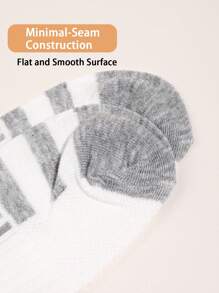 5/10/20 Pairs Men's Mid-Calf Socks, High Elasticity Socks, Soft, Stretchy, Breathable, Suitable For Men And Women Daily Wear, Simple And Comfortable Unisex Mid-Calf Socks, Fall Socks