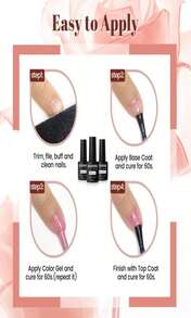 JODSONE Nail And Nail Repair Kit  Gel Nail Polish Kit With U V Light 32 Colors Gel Polish Nail + 4 Functional Adhesive Bottles Kit Soak Off Manicure Tools Gifts For Women - 軍綠色 - 查看 7