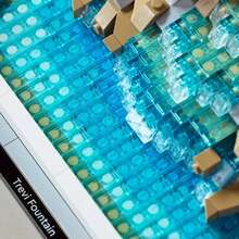 LEGO 特莱维喷泉建筑套装 - 意大利地标收藏模型，适合成人展示，18 岁以上 - 男女礼物 - 21062