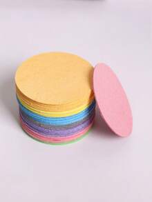 Soft Cleansing Facial Powder Puff(Mixed Colors), Beauty Facial Sponge, Bath Makeup Remover Puff, Facial Cleansing Tool, Exfoliating, Blackhead Removal, Gentle Skin Cleansing