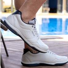 Men's Casual Sneakers, Lightweight And Soft With Guaranteed Comfort 141a - Ice White - View 2