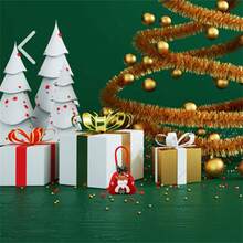 1个圣诞糖果袋可爱腰带礼品袋，可爱娃娃节日零食袋，适合派对装饰用品（图片颜色已加深，袋子颜色不是那么鲜艳，） - 彩色 - 查看 4