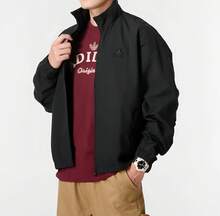Adidas U VBE WB NEO 拼布休闲运动夹克 - 黑色 - 查看 7