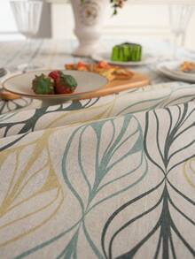 MeijiaMo 1 Khăn trải bàn họa tiết lá nhiều màu phong cách Bohemian có tua rua, miếng lót chống bụi trang trí nhà cửa, thích hợp cho phòng ngủ, phòng khách, bàn cà phê, nhà bếp, phòng ăn, tụ họp ngoài trời, Giáng sinh, Halloween, đám cưới, mọi mùa - Nhiều màu - Xem 8