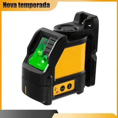 Nível A Laser Verde 2 Linhas Verde Alcance 30 Metros Dw088