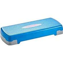 Tone Fitness Compact Aerobic Step Platform | Exercise Step - Medium Blue/Gray - View 12