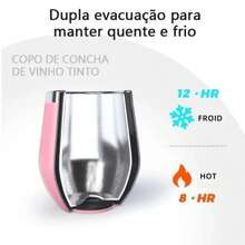 Kit With 10 360ML Stainless Steel Thermal Cups With Acrylic Lid In Various Colors Cup-585 - 妮妮 360毫升 - 查看 11