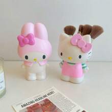 1 件 Sanrio 可爱收纳盒、Melody 和 Hello Kitty 多功能收纳盒、珠宝盒、卡通桌面笔筒文具收纳盒、化妆刷架、桌面装饰，适用于办公室、卧室、浴室和客厅，送给女性的精美节日礼物收纳整理器旅行节日必备秋季装饰秋季万圣节 - 彩色 - 查看 7