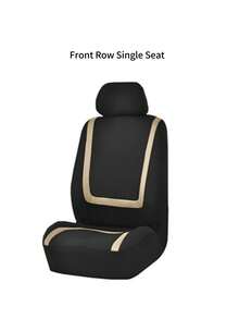 Universal Fit Car Seat Covers – 9PCS (Full Set), 4PCS (2-Seat), 2PCS (1-Seat) Options – U-Shaped Stripes Design, Non-Slip & Wear-Resistant, Airbag Compatible With GM, SUV, Sedan, Van – Easy Clean & Stylish Interior Upgrade