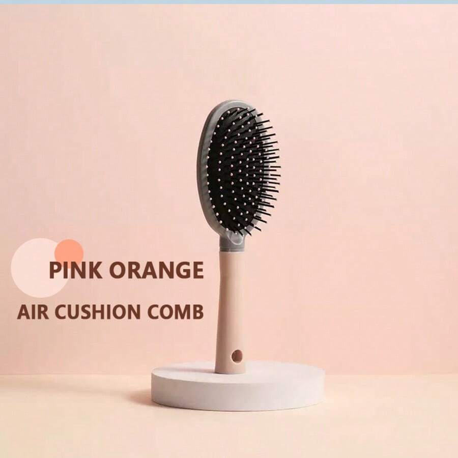 Curling Comb Three Piece Set  Curl Defining Brush-Curly Hair Brush Define Styling Brush For Curly Hair, Curl Brush For Curly Hair Wet, Shaping & Defining Curls For Women ,Christmas Gifts - 粉紅色氣囊1pcs - 查看 1