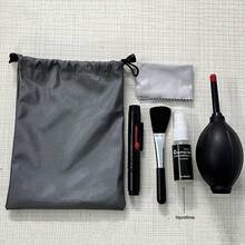Kit de limpieza multifuncional: soplador de aire profesional, paño de limpieza de lentes DSLR, herramientas de limpieza de cepillos, limpieza en seco para sensor CCD, lentes, teclado, cámara, electrónica digital, teléfono inteligente - Multicolor - Ver 4