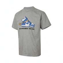 Nike 男式 AS U NSW TEE M90 OC VNTG 短袖 T 恤，针织圆领，THQ9274-063 - 黑色 - 查看 1