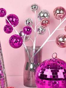2PCS Disco Ball, Suitable For 70s 80s Disco Theme Birthday, New Year, Party, Home Decoration, Christmas Gift (Minor Glue Overflow Does Not Affect Normal Use) Christmas Decorations Room Decor Winter
