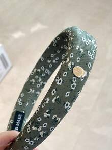 2pcs/1pc Women Green Leaf Floral Metal Elegant Fashion Headband, Versatile For Daily Use, Home, School, Beach, Work, Party, Holiday, Birthday, Back To School, New Year, Valentine's Day, Mother's Day Gift, Hair Accessories, Hair Band, Hair Hoop, Hairband For Women, Home Beauty Women Accessory Gifts