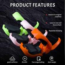 2pcs, Lure Rod Bundle Tool, Multi-Functional Rod Bundle, Rod Protector, Lure Rod Storage Bundle, Lure Accessories, Fishing Accessories, Fishing Rod Fixing Clip. - Multicolor - View 8