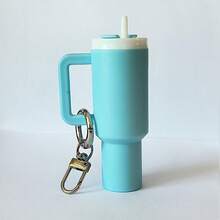 1pc/2pcs/3pcs/5pcs/8pcs Mini Insulated Cup Keychain Accessory, Cute Cup Key Pendant, Suitable For Women's Wallet, Handbag, Backpack, Mini Water Bottle, Street Style, Multi-Color, Keychain Pendant, Wallet Pendant, Cup, Bag Accessory - Multicolor - View 12