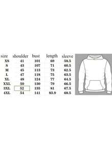 Men's Casual Personalized Daily Letter Printed Zipper Hooded Men's And Women's Loose Y2K