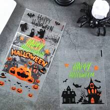 50pcs/Pack Halloween Self-Adhesive Candy Bags/Holiday Candy Snack Gift Self-Sealing Bags/Baking Food Moisture-Proof Self-Adhesive Bags - Multicolor - View 2