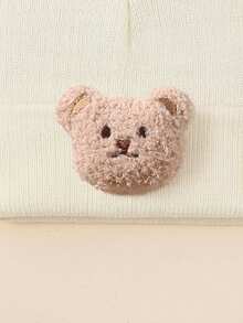 1 chiếc mũ len hình gấu cho bé trai và bé gái từ 0-12 tuổi, mũ len giữ ấm cho trẻ em - 1PC - Xem 9