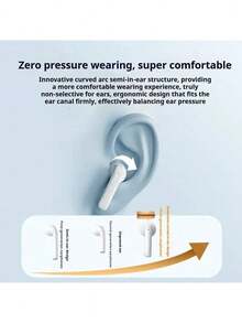 Lenovo 联想 TC3302 黑色真无线蓝牙耳机，半入耳式舒适佩戴，蓝牙 5.3，适用于游戏、运动和音乐，兼容苹果、华为和小米手机，中文包装 - 寶藍色 - 查看 7