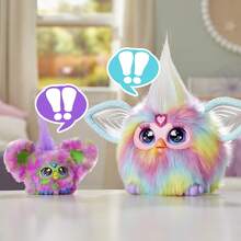 Hasbro Furby Furblets Bub- Mini Friend 迷你電子毛絨玩具，45+ 種聲音與音樂，僅說 Furbish 語，粉色與白色，返校禮物 - TOO-KOO - 查看 6