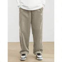 Men's Solid Color Casual Everyday Trousers Men's Streetwear Pants, Boy Friend Gifts, Back To School - 駝色 - 查看 5