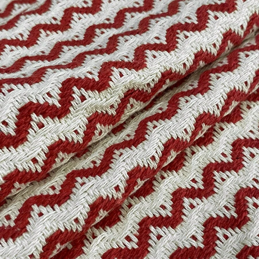Individual Runner Rug Various Sizes - 100% Cotton Home Living Room Bedroom Kitchen - 天然紅 - 查看 1