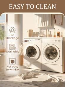 Bộ ga trải giường 2/3 món bằng cotton nguyên chất, 100% cotton, mềm mại và thoáng khí, thân thiện với da, chống xù lông, đồ dệt gia dụng thời trang, bao gồm vỏ chăn và vỏ gối, phù hợp với giường đơn, đôi, cỡ Queen, cỡ King, không bao gồm chăn bông, dùng được cả bốn mùa, nhiều màu sắc để lựa chọn, có thể giặt máy. - Nhiều màu - Xem 7