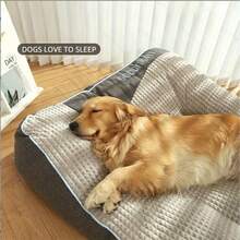 Luxury XXL Orthopedic Dog Bed - Detachable Washable Sofa For Large Breeds 15-50kg, Non-Slip Bottom & High-Density Foam, All-Season Premium Pet Bed (Christmas Gift Idea - Grey - View 4