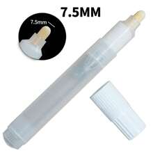 Refillable Paint Pen Empty Marker [1mm-15mm], Clear White Acrylic Permanent Empty Paint Marker, Fillable Paint Pens For Rock Painting, Ceramics, Glass, Graffiti, Stone, Art, And DIY Back To School