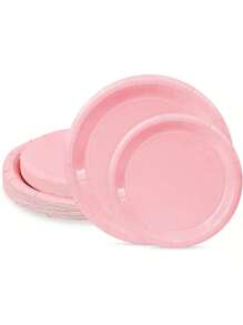 10 قطعة مجموعة أدوات مائدة حفلات يمكن التخلص منها، أطباق ورقية بقطر 7 بوصة و 9 بوصة، أطباق عشاء يمكن التخلص منها، أطباق حلوى ورقية، ديكورات حفلات، لوازم حفلات، أدوات مائدة حفلات يمكن التخلص منها، متعددة الألوان للاختيار منها