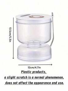 Large Capacity Pickle Jar ,Sealed Pickle Jar- Plastic Leak-Proof Pickling Storage Container With Dry-Wet Separation Design For Camping, Dining, And Refrigerator Use - Kitchen Essential Gadget - For Home Cooks & Food Enthusiasts - Perfect For Pickling & Storing Vegetables, Home Decor, Party & Christmas Storage