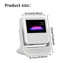 HD Smart Projector, Native 1080P, 8-Inch Smart Touch Screen, Supports 4K, WiFi 6, Android 12, Auto Focus, Auto Trigonometric Correction, 180° Rotating Gimbal, Desktop Mount, HD TV Output, Compatible With Phones, Laptops, TV Sticks, Wide Compatibility, Built-In Speakers, Perfect For Home Theater, Gaming Entertainment - UK Plug(220-240V) - View 11