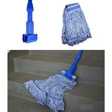 Mop Head Replacement Commercial Heavy Duty String Blue Wet Mop Heads For 3 Typs Commercial Mop Handle 1Medium - 如圖 - 查看 7