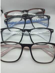 Kit With 2 Reading Glasses For Men And Women, Unisex, From 0.50 To 5.00 - 2 UNIDADES - Ver 4